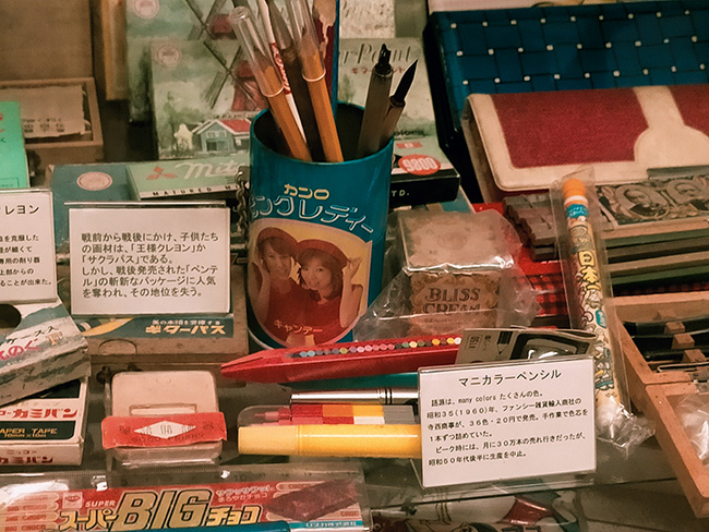 昭和レトロ商品博物館　ピンクレディーなどの文具