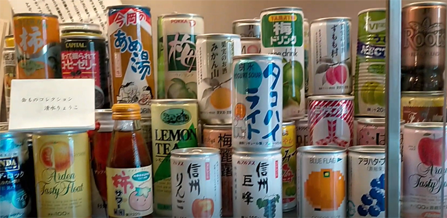 昭和レトロ商品博物館　缶コーナー