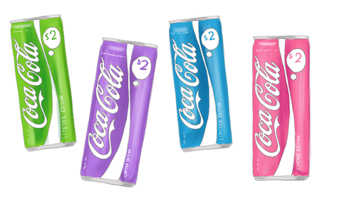 海外の夏限定コカ コーラ レインボー Coca Cola Rainbow 懐かしむん