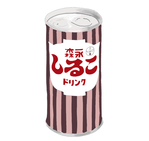 森永　缶入りしるこ　昭和の製品画像
